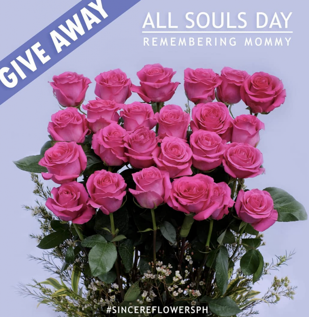 Sincere Flowers PH - All Souls Day GIVEAWAY